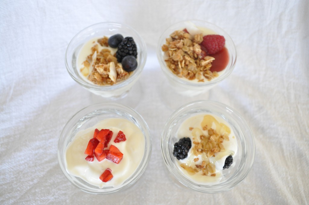 Greek Yogurt Parfaits