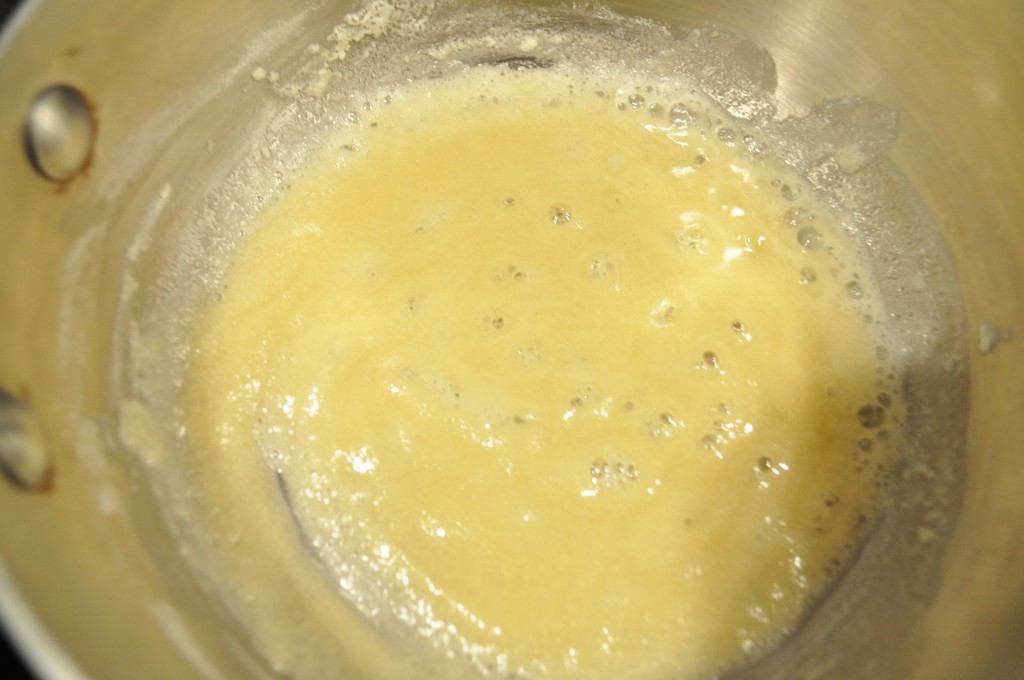 Broccoli Souffle - Making the white sauce