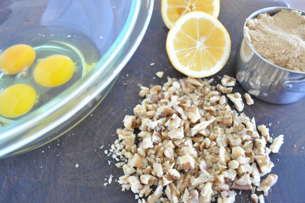 Peach Walnut Pie - Filling Ingredients