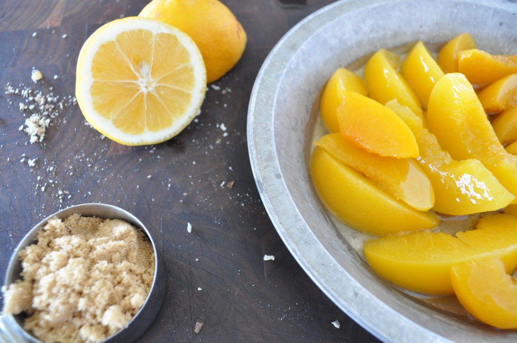 Peach Walnut Pie - Topping Ingredients