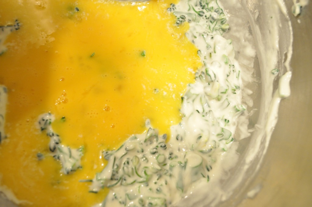 Broccoli Souffle - Add the scrambled egg