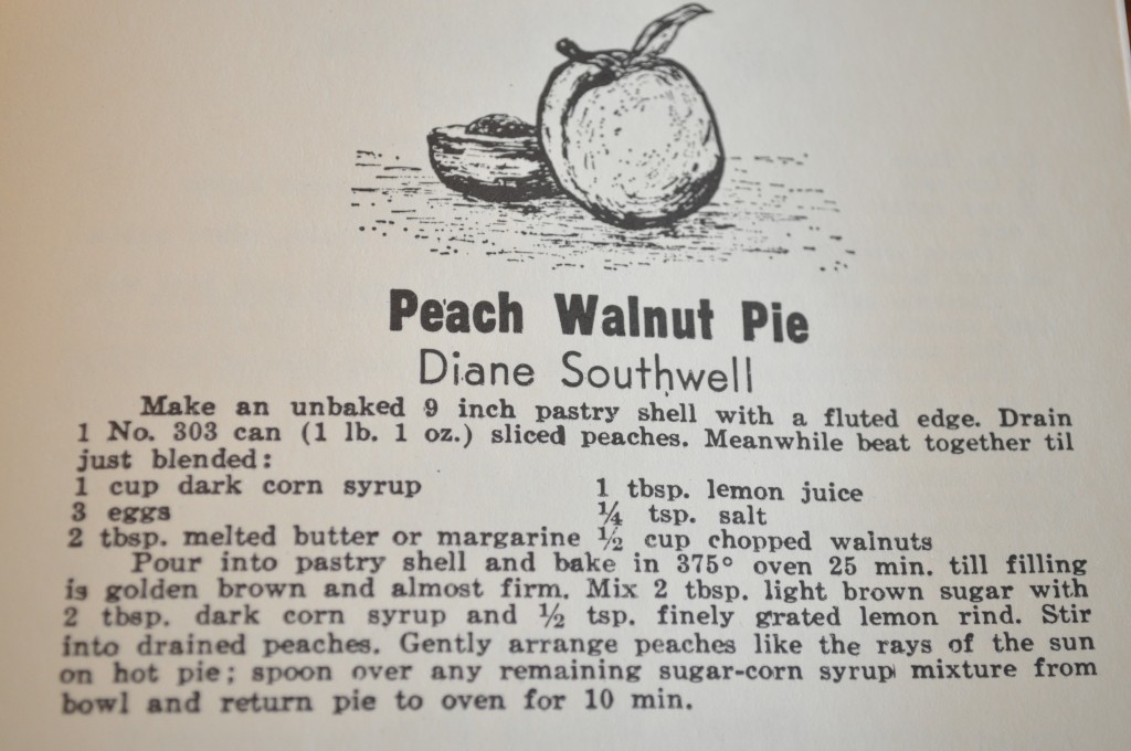 Peach Walnut Pie - The Recipe